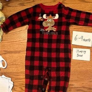 Flannel one piece outfit